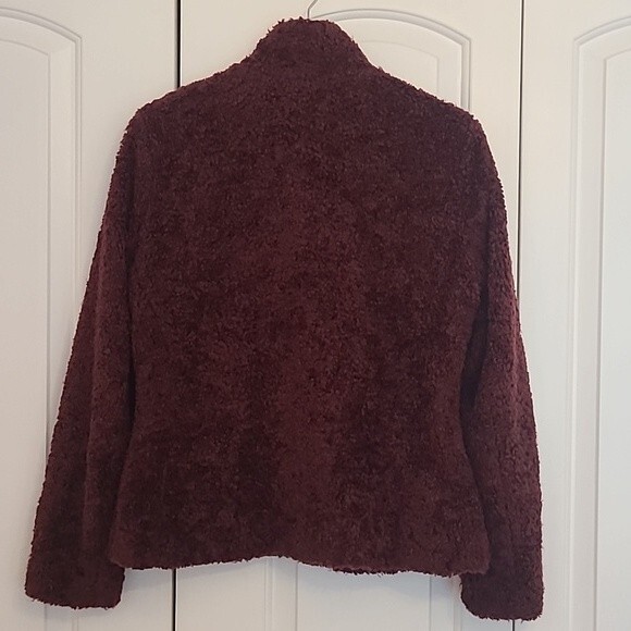 Pendleton Women's Fuzzy Full Zip Sherpa Teddy Coat Jacket - Picture 6 of 12